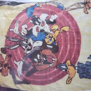 Twin size Looney Toon Faux Mink blanket